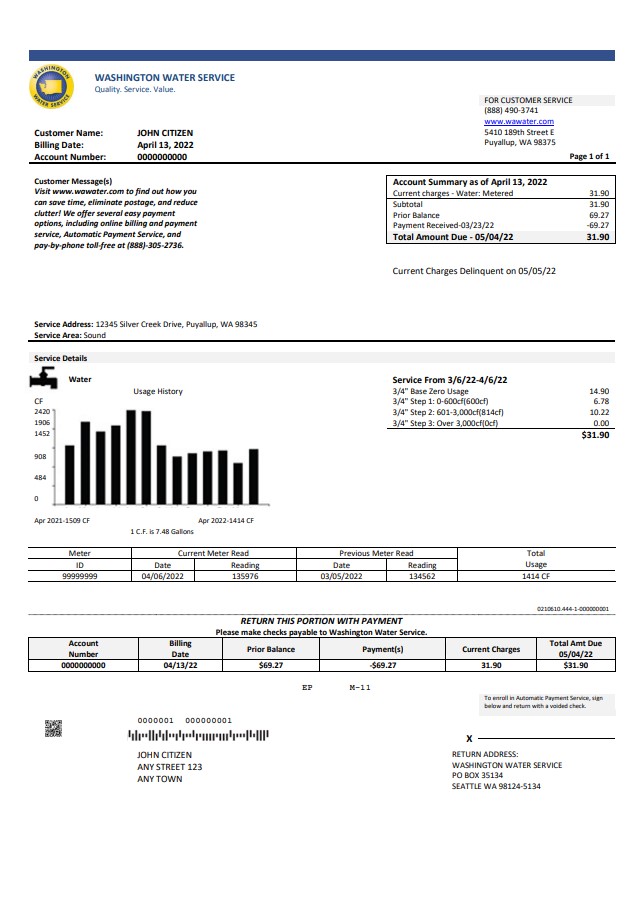  Minol USA business utility bill 